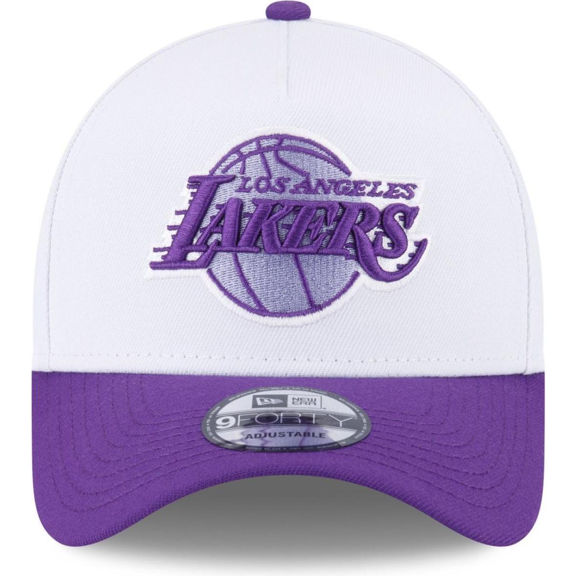 Thumbnail - New Era, Herren, Cap, 9Forty A-Frame Snapback Cap - Los Angeles Lakers, Weiss