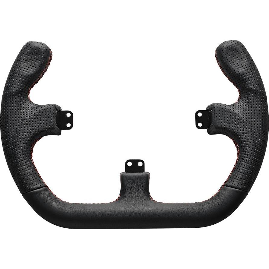 Asetek SimSports GT Rim - Open D, Leder (PC), Gaming Controller, Schwarz