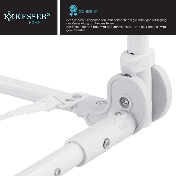 Produktbild Kesser Bettschutzgitter Dunkelgrau 180x42 cm (1er Pack)