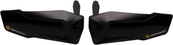 Actual product image Sendhit Nock Handguards V3, schwarz mit schwarzer Halterung
