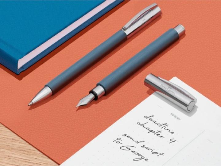 Actual product image Faber-Castell Biros Ambition precious resin blue (Blue, 1 x)