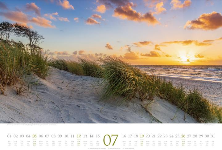 Image du produit Tage am Meer Kalender 2026 (45 x 33 cm, Couverture rigide, Anglais, Français, Allemand)