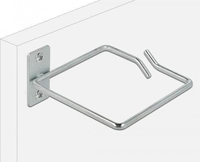 Actual product image Delock Cable bracket 80 x 80 mm with laterally offset mounting plate metal