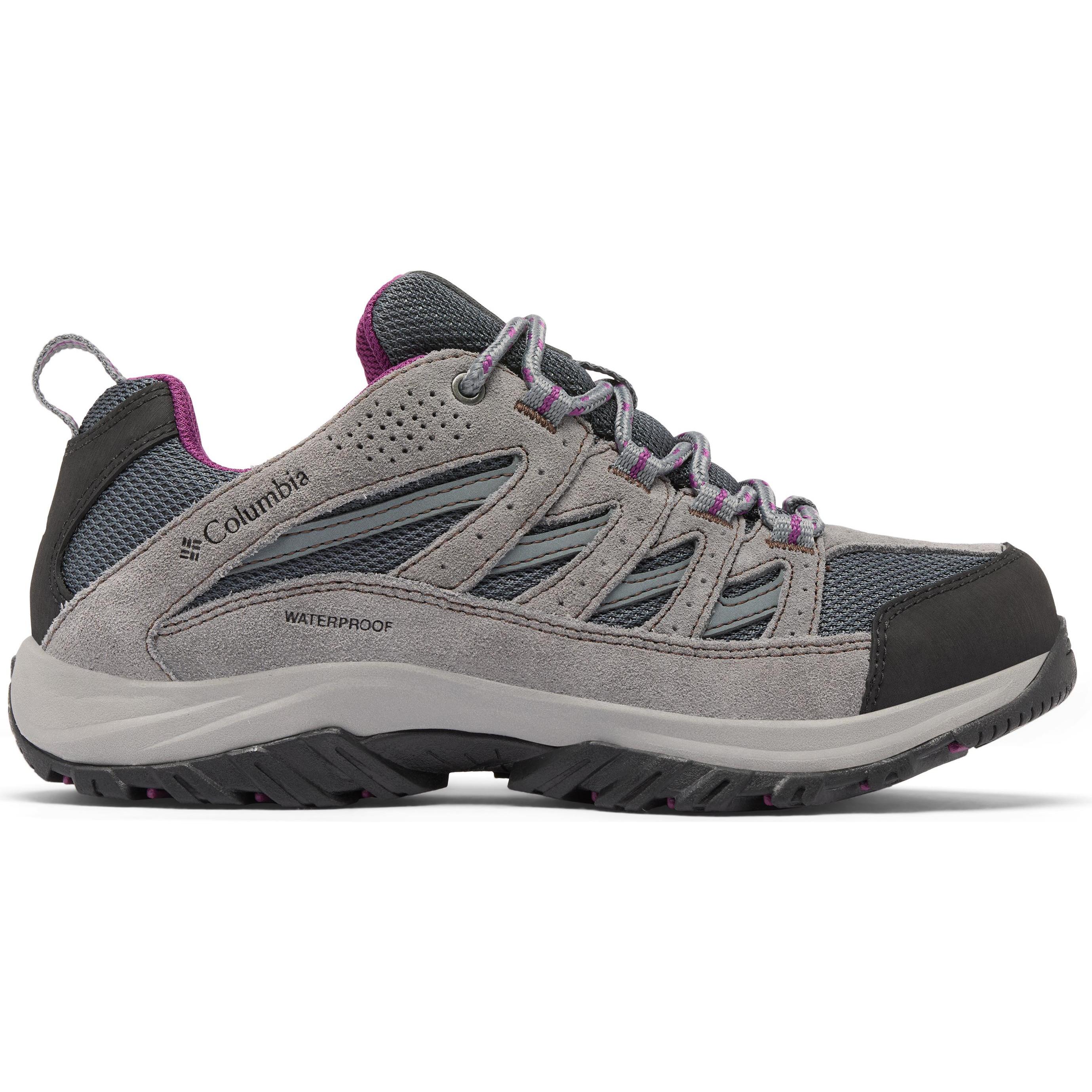 Columbia, Donne, Scarpe da escursionismo, CRESTWOODâ„¢ WATERPROOF Dames Wandelschoenen - Grey (38), Grigio