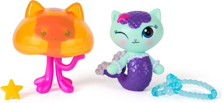 Produktbild Gabby's Dollhouse Gabby’s Dollhouse: Der Film – Merkätzchen & Kitty Jellyfish, Spielfiguren mit 2 Zubehörteilen