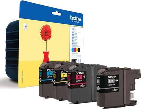 Actual product image Brother LC-121VALBP Multipack (C, FC, M, Y)
