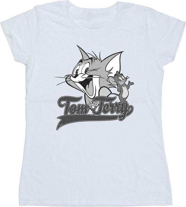 Immagine prodotto Tom & Jerry Greyscale Square Maglietta Donna (L)