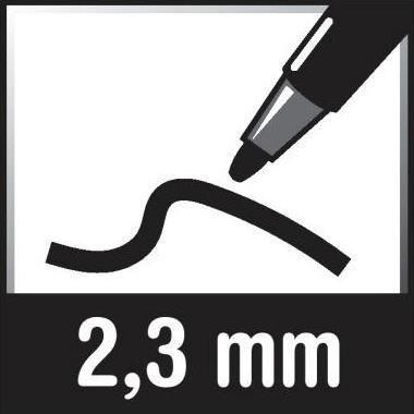 Productafbeelding Pilot BG VBoard Master Medium Ronde punt (Groen, 2.30 mm, 1 x)