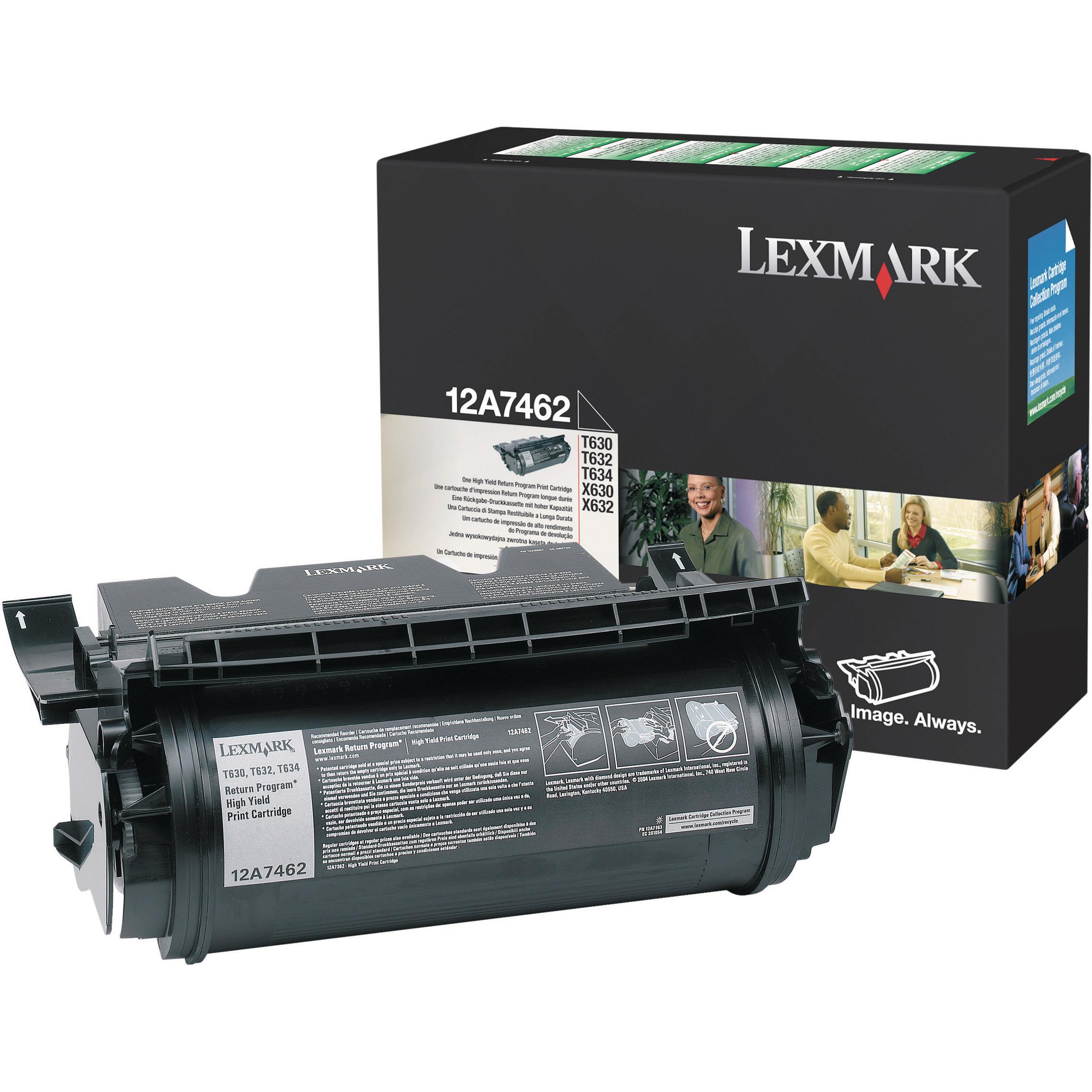 Lexmark, Toner, 12a7462 (BK)