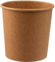 Produktbild Axfood Papbaeger Soup-To-Go 50 cl 16 oz Ø96x95 mm Brun,25 stk/ps - (25 stk.)