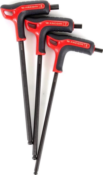 Actual product image Facom Hexagon socket screwdriver set with T-handle