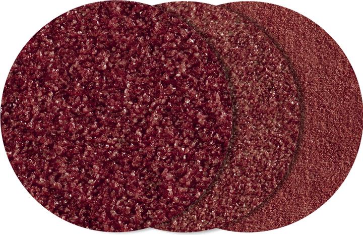 Produktbild wolfcraft 1 Haft-Schleifsch.-Set 12-tlg Korundø125 (120, 240, 80)