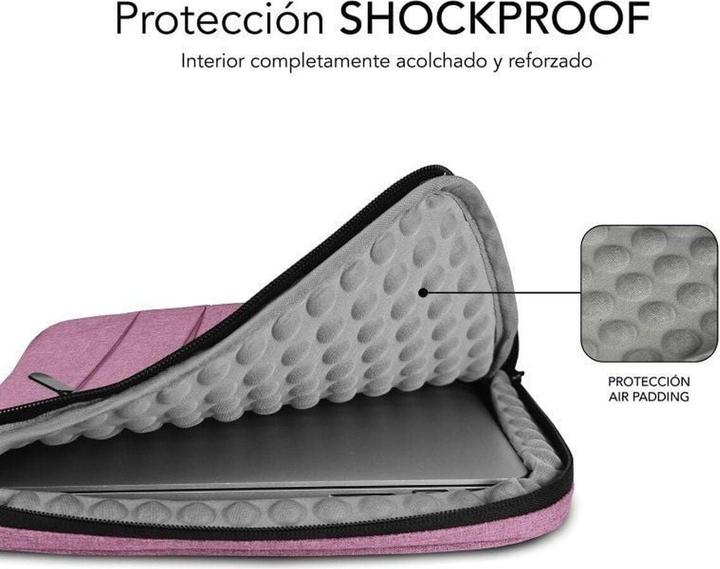 Immagine prodotto Subblim FUNDA PORTATIL AIR PADDING 360 SLEEVE 15,6" ROSA (15.60", Universale)