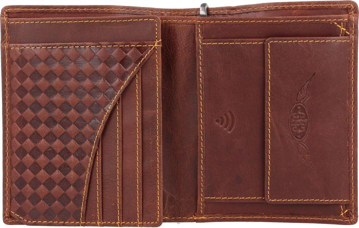 Actual product image Greenburry Racing Collection Richmond wallet RFID leather 10 cm