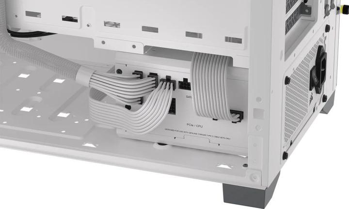 Productafbeelding Corsair RMx Shift White Series, RM750x Shift White, 750 Watt, 80 PLUS GOLD gecertificeerd, volledig (750 W)