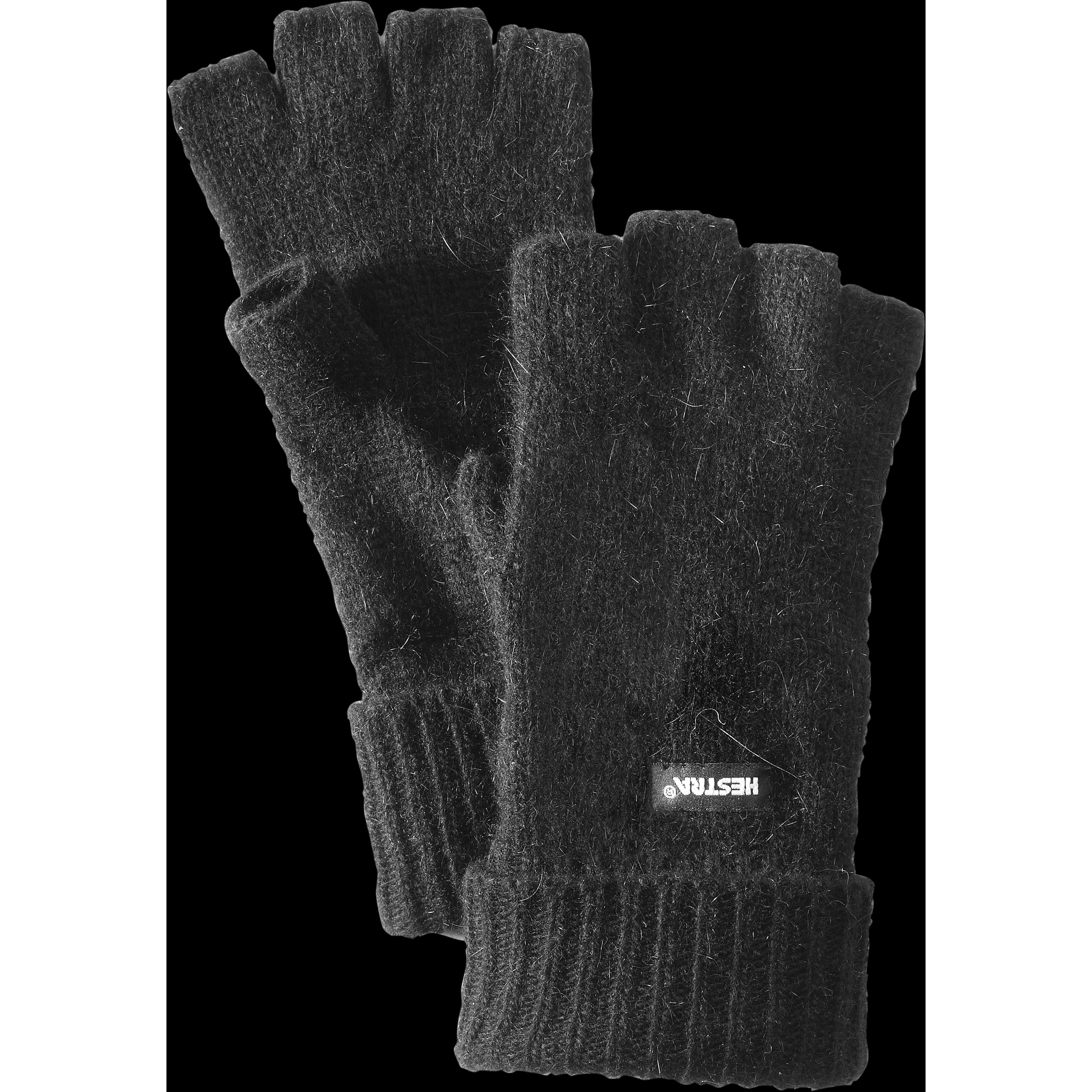 Hestra, Herren, Handschuhe, Pancho Half Finger, Schwarz, (XL)