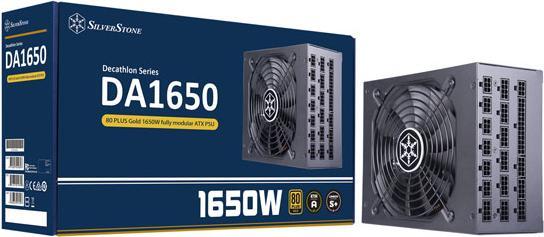 Immagine prodotto Silverstone DA1650 Gold, alimentatore ATX 80 Plus Gold completamente modulare da 1650 W, SST-DA1650-G (1650 W)