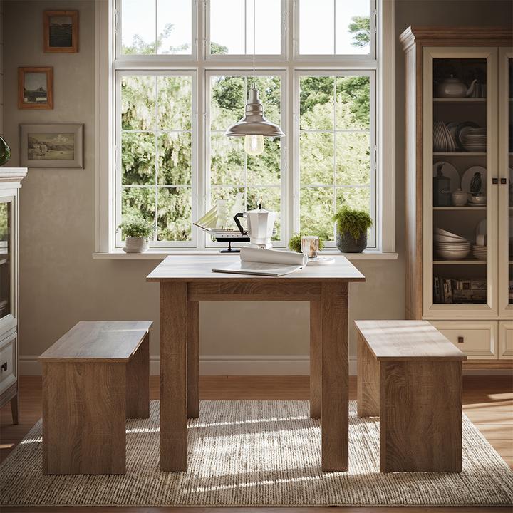 Produktbild Vicco Set Sentio mit 2 Bänken (80 x 80 x 73 cm)