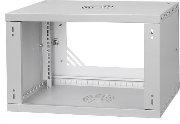 Produktbild Stalflex Rack Cabinet 19" 6U Glass Door Gray RC19-6U-350GG (6 HE, 19 Zoll Rack)