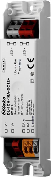 Image du produit Eltako DL-1CH-16A-DC12+ Variateur LED 1 canal encastrable, montage faux plafond