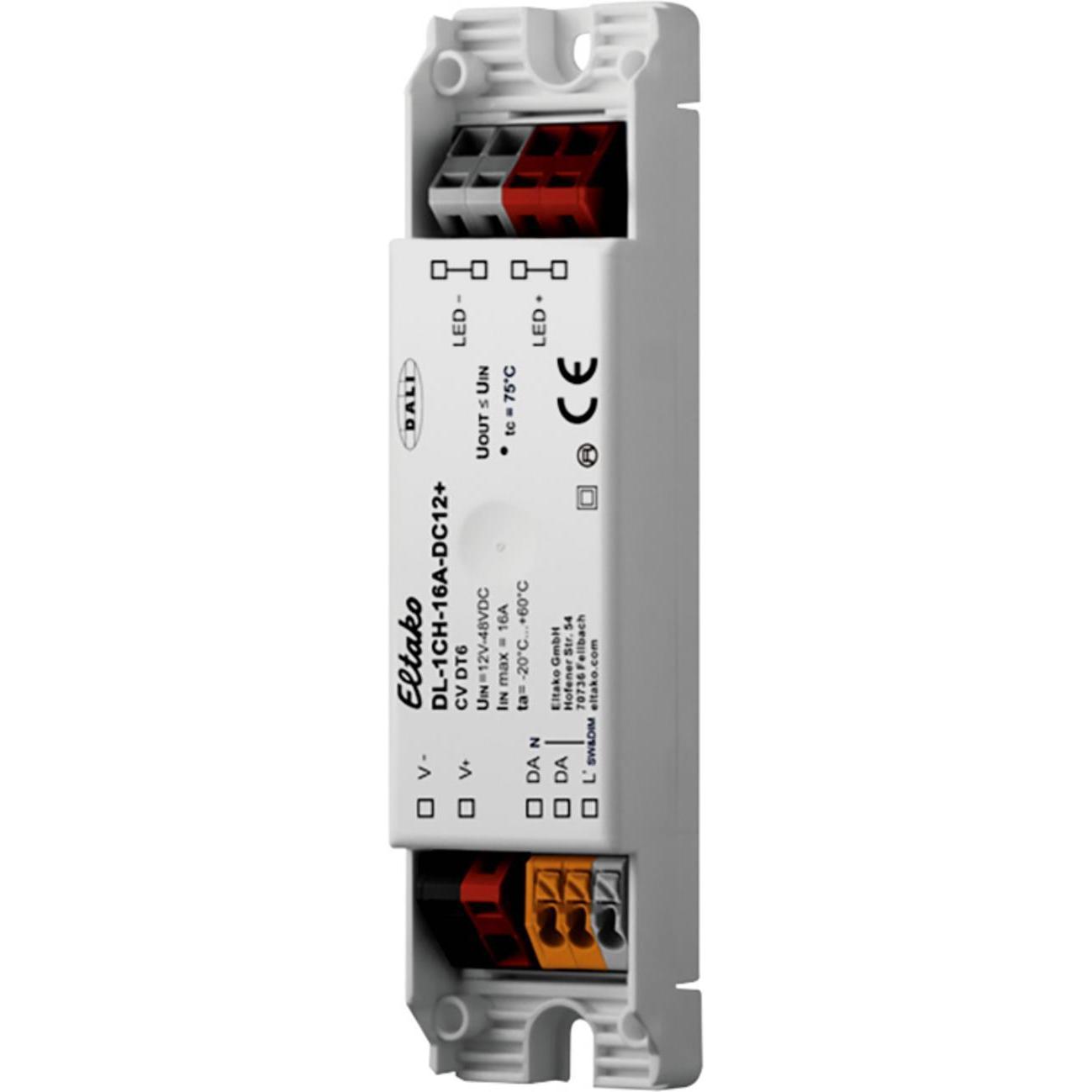 Eltako DL-1CH-16A-DC12+ LED-Dimmer 1-Kanal Einbau, Zwischendeckenmontage, Lichtsteuerung