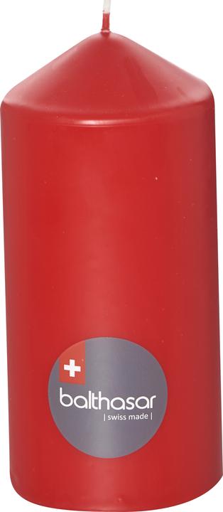 Actual product image Balthasar Cylinder candle red (1 pcs.)