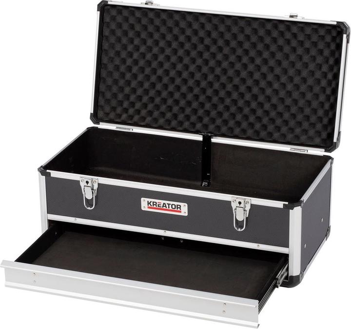 Kreator Aluminium case with drawer 620x255x300m - 1 drawer (1 Piece)