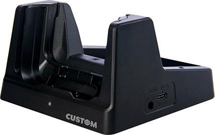 Produktbild Custom P-RANGER RP340 Handheld Mobile Computer 12,7 cm (5 Zoll) 1280 x 720 Pixel 189 g Schwarz (QR-Code)