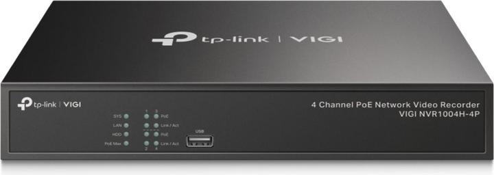 TP-Link VIGI NVR1004H-4P (Netzwerk Videorecorder (NVR))