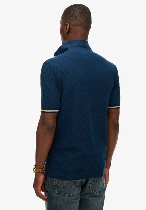 Immagine prodotto Superdry Kurzärmeliges Strick-Polohemd mit Struktur (M)