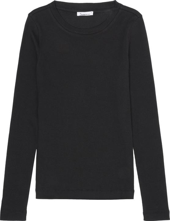 Image du produit KnowledgeCotton Apparel Manches longues Rib Noir (M)