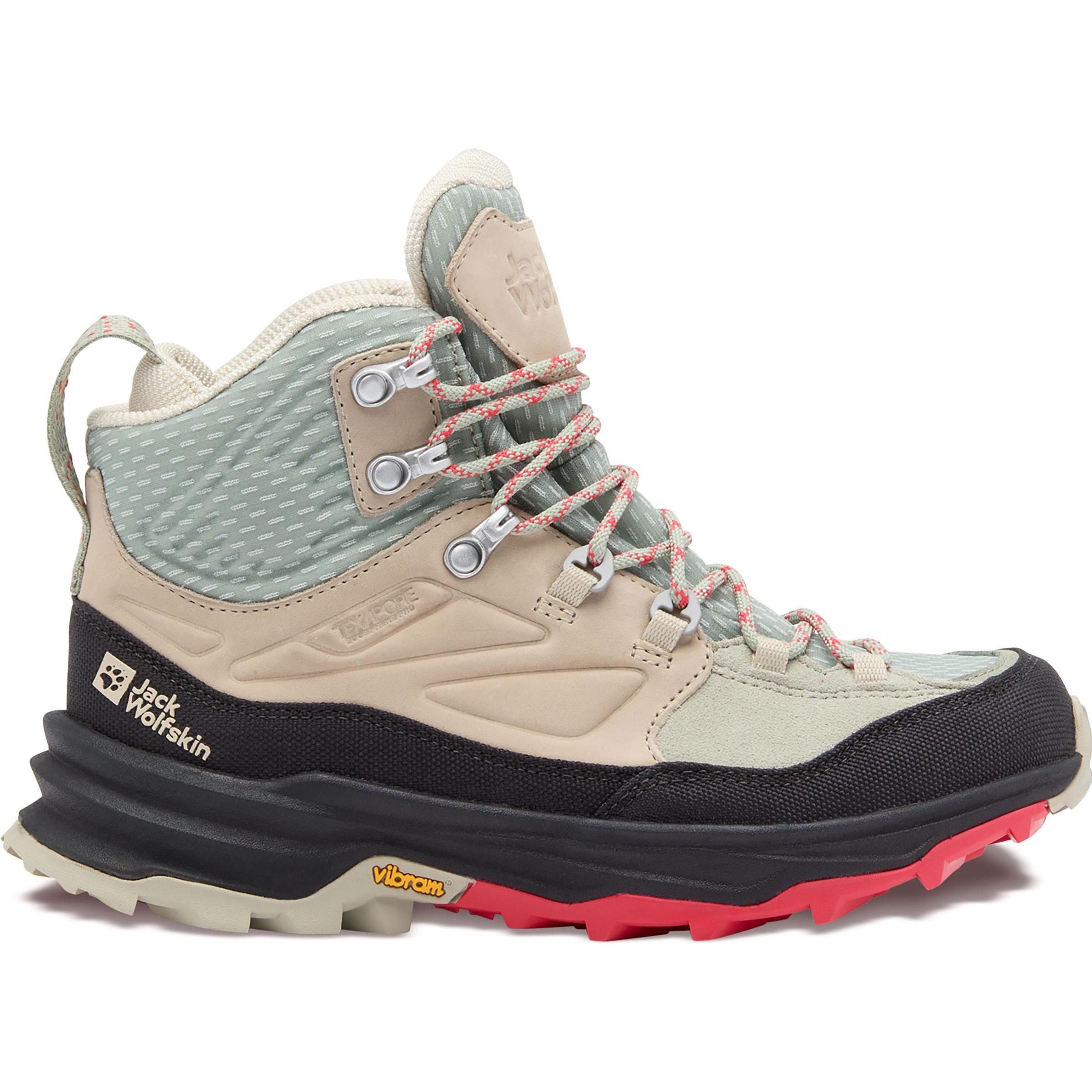 Jack Wolfskin, Damen, Wanderschuhe, Cyrox Texapore Mid (40), Grün