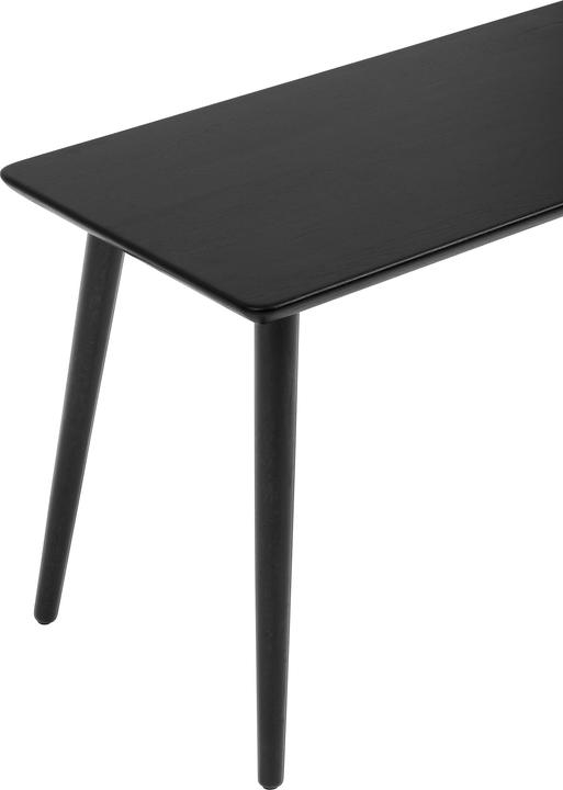 Actual product image Oakywood Classic Desk - Klassischer Schreibtisch aus Massivholz - Schwarz / 100x50 - (100 x 50 cm)
