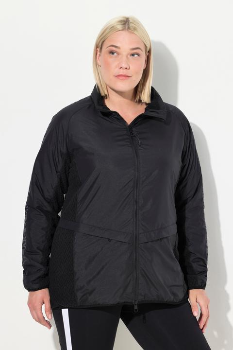 Produktbild Ulla Popken Funktionsjacke, Stehkragen, Kapuze, 2-Wege-Zipper (46, 48)