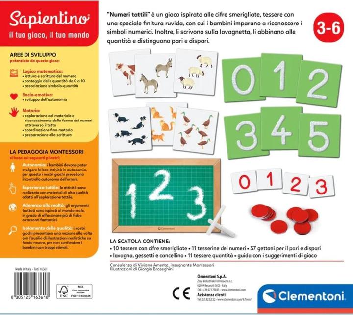 Produktbild Clementoni Montessori - die Zahlen lernen