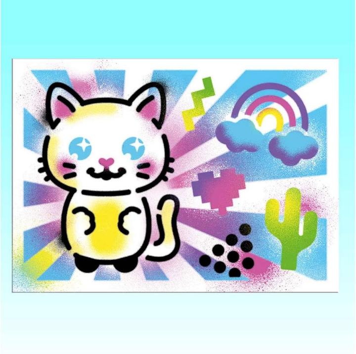 Actual product image Canal Toys Airbrush Art Activity Case