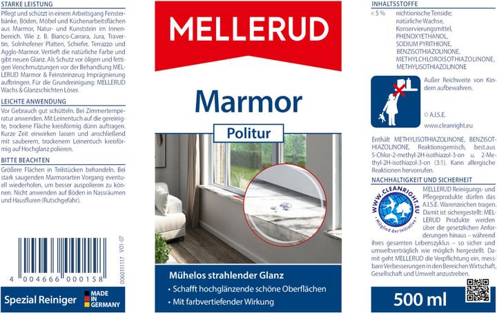Produktbild Mellerud Marmor Politur