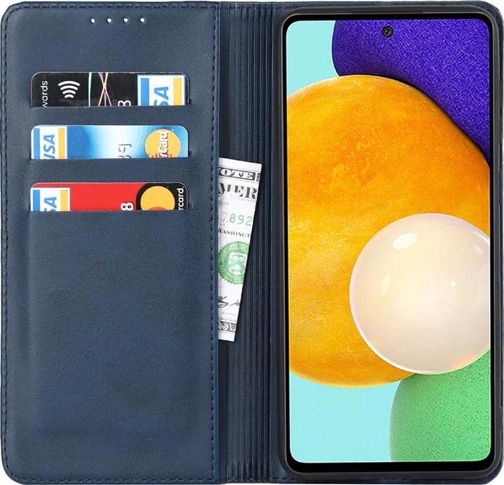 Produktbild Cover-Discount Galaxy A53 5G - Stand Flip Case Hülle dunkelblau (Samsung Galaxy A53 5G)