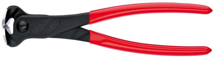 Produktbild Knipex Vornschneider DIN ISO 5748 L.160mm mit Facette schwarz atram. Kopf pol. Griff Ku.überz. f. harten... (225 mm)