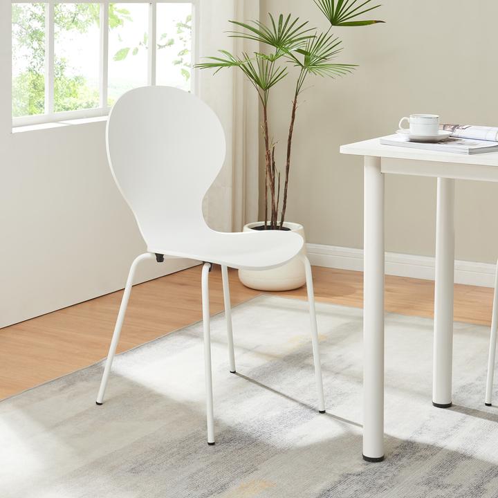 Produktbild En.Casa Esszimmerstuhl Etne 4er Set Weiss