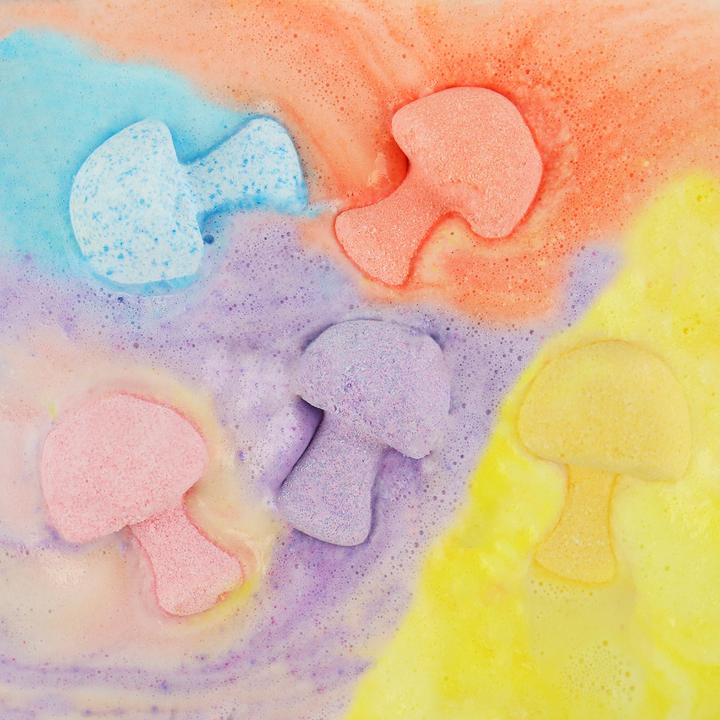 Produktbild Gift Republic Sprudelnde Badebomben Groovy Mushrooms (Badekugeln)