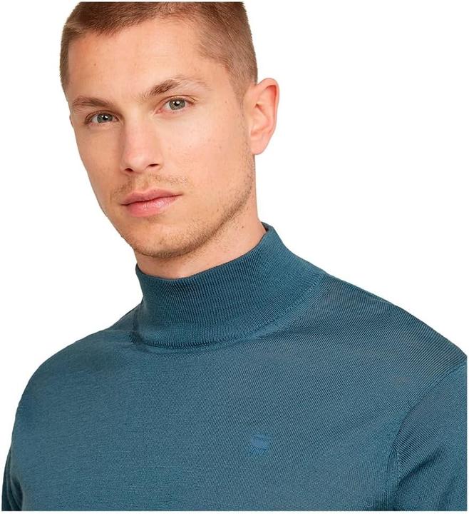 Produktbild G-Star Premium Core Mock Knit mit originellem Look und bequemer Passform (S)