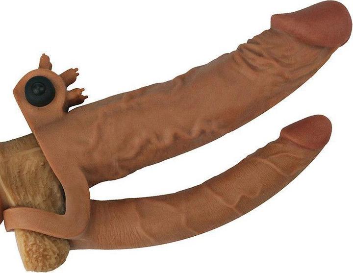 Produktbild Lovetoy Add 2"" Pleasure X Tender Vibrating Double Penis Sleeve