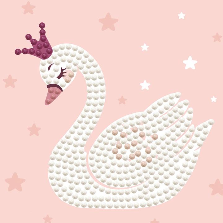 Actual product image Diamond Dotz Diamond Painting Mini Swan Princess