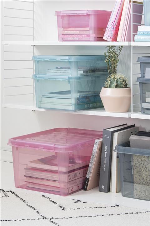 Actual product image Smartstore Storage box COLOUR 31, 32 litres, pink (50 x 39 x 26 cm, 32 l)