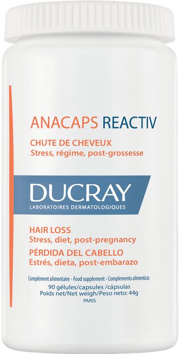 Actual product image Ducray Anacaps Reactiv (90 pcs., Capsules, 90 ml)