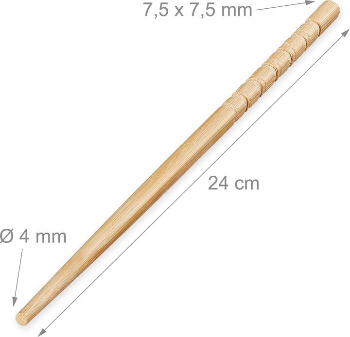 Actual product image Relaxdays 100x chopsticks (100 pcs., Chopsticks)