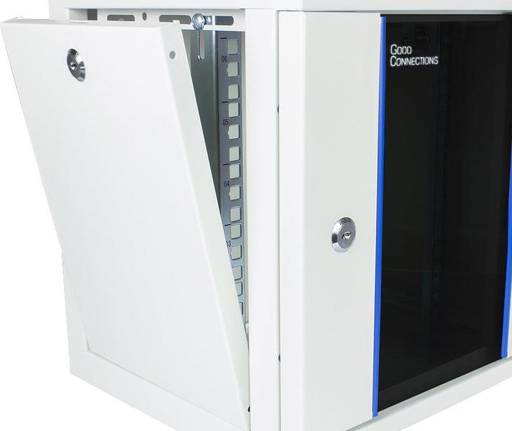 Actual product image Alcasa GC-R0101 Rack 9U Wall Mounted Shelf (9 RU, 10 inch rack)