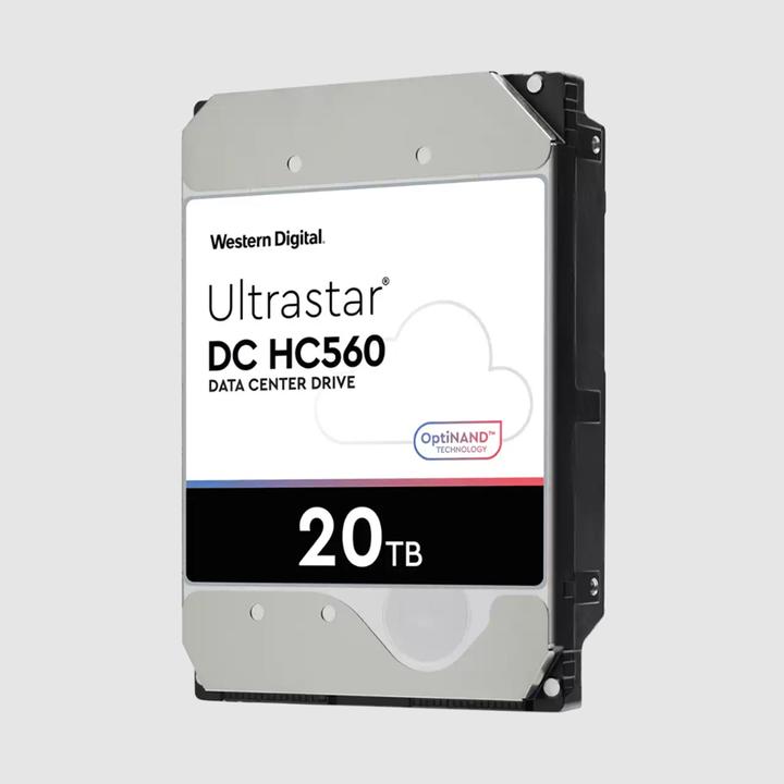 Actual product image WD Ultrastar DC HC560 (20 TB, 3.5", CMR)