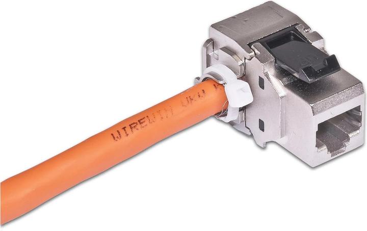 Actual product image Wirewin Keystone module, Cat.6A, 90ø angled. (Keystone module)